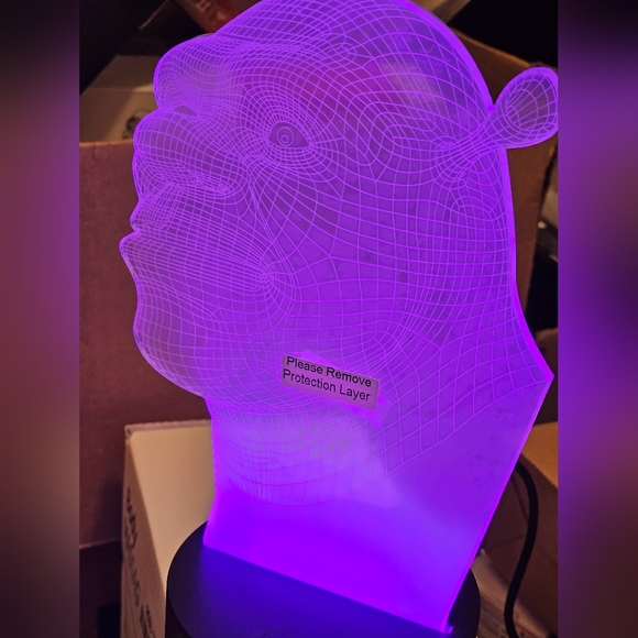 Shrek 3D LED Visual Night Light - Picture 6 of 9